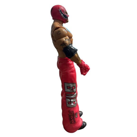 WWE Rey Mysterio Action Figure Red Outfit 7-Inch Toy Collectible - Picture 3 of 4